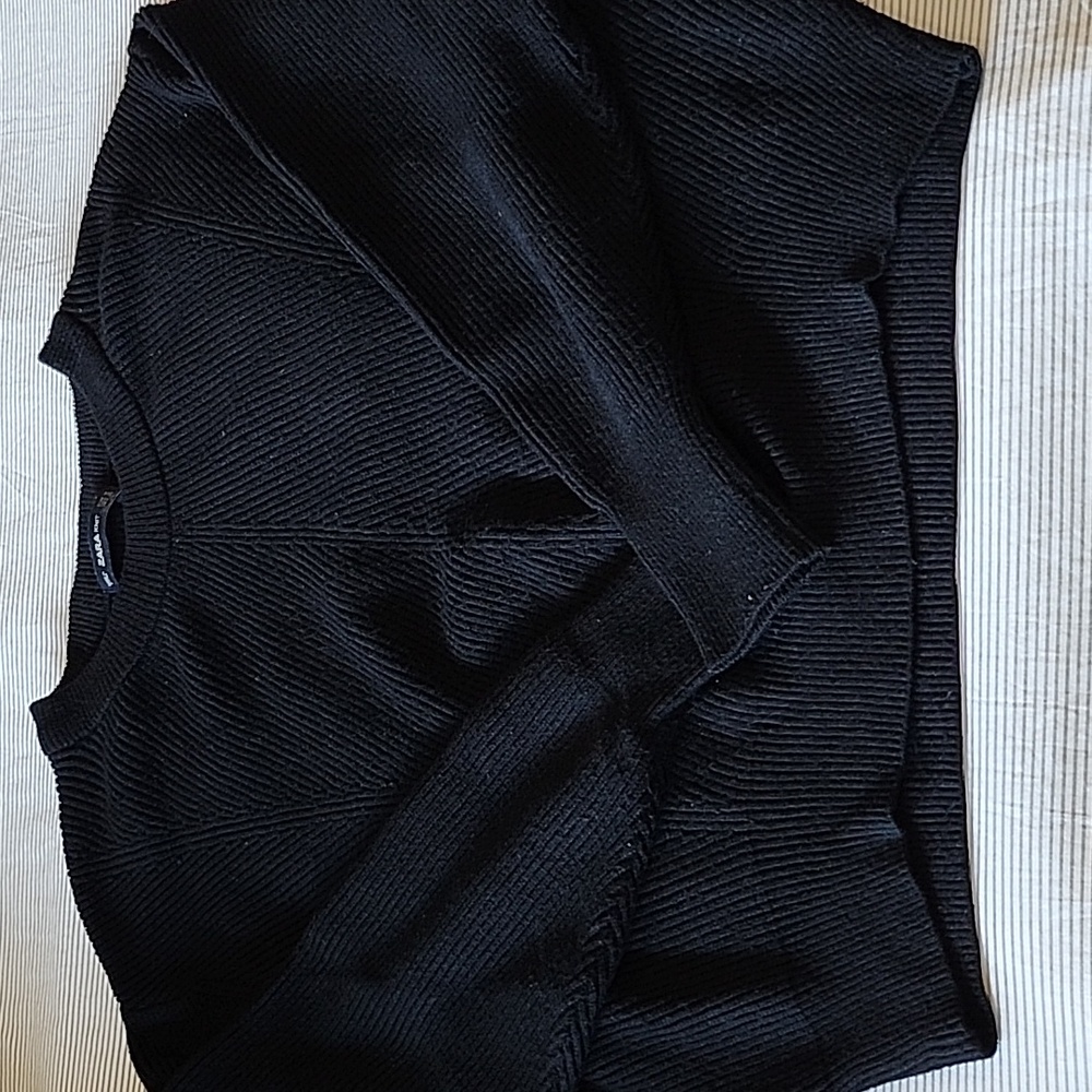 Zara knit cropped sweater